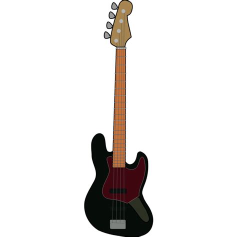 bass guitar illustration